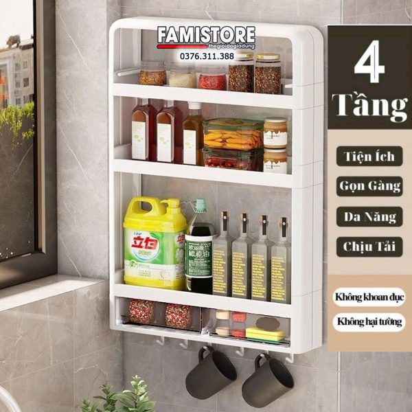 Kệ gia vị tiện lợi, đẹp và hiện đại